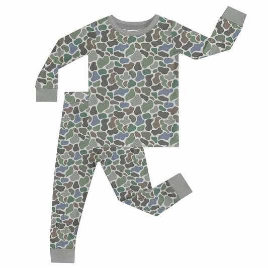 Goosies Pebble Camo - LS/Pants Toddler Pajamas