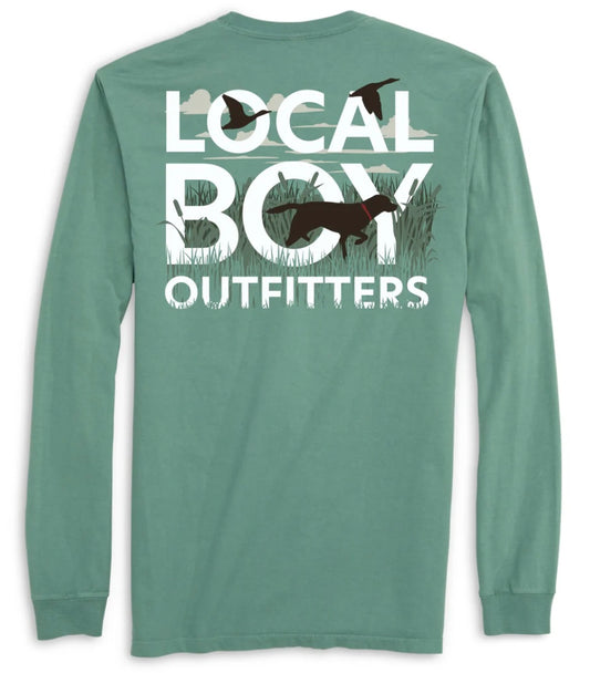 Local Boy Text & Tail L/S Tee