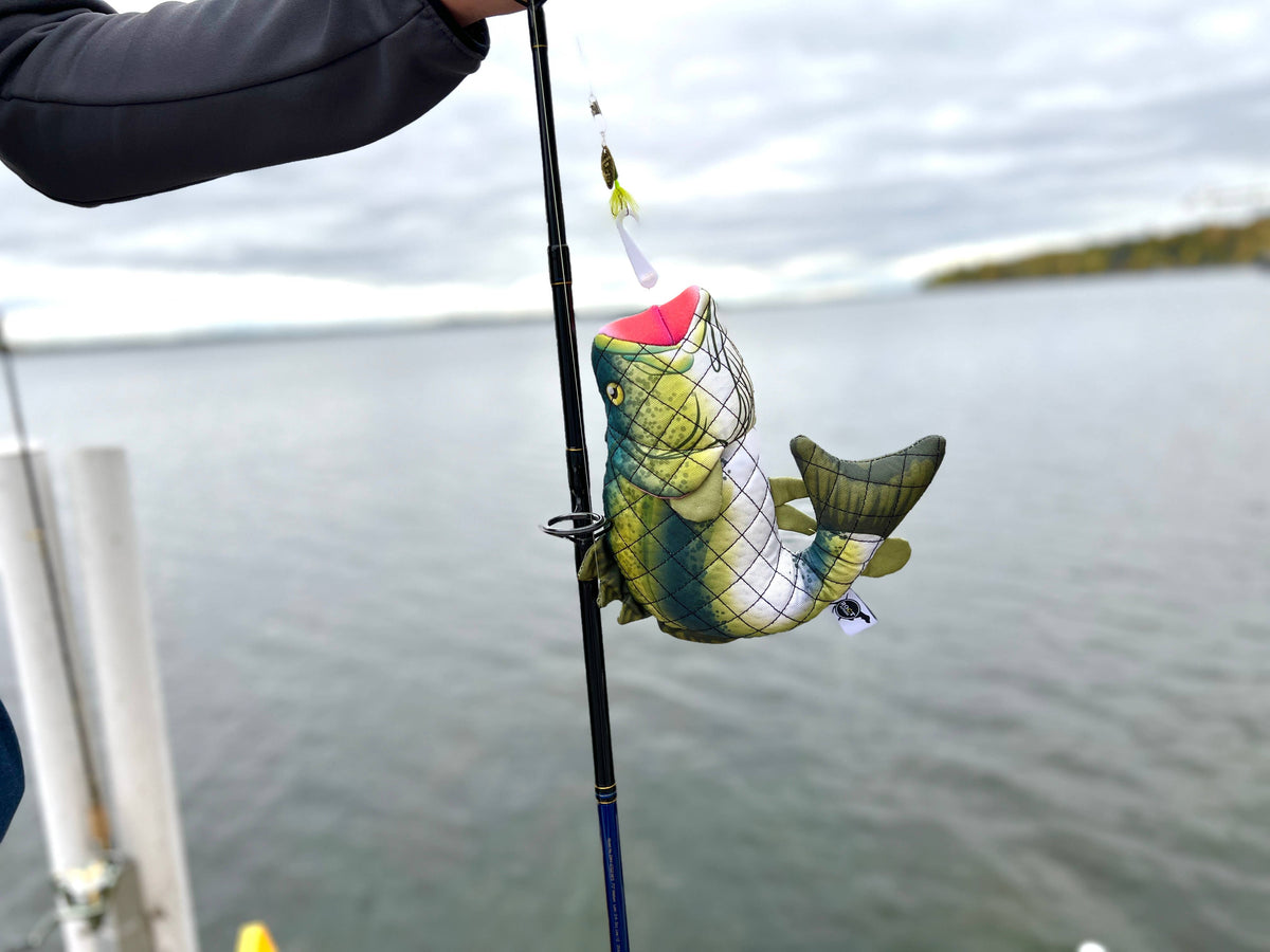 Fighting Bass Lined Dog Toy