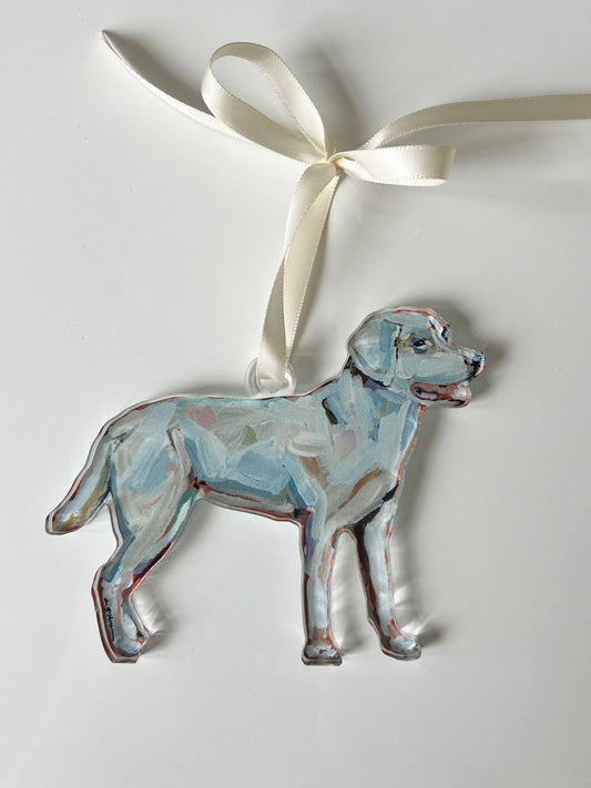 Chelsea McShane “White Lab" ornament