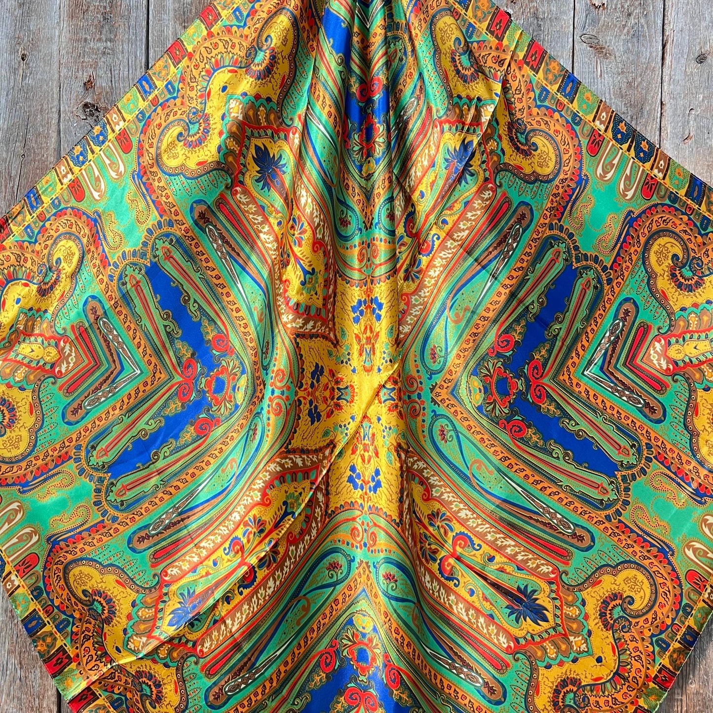 Multi-Colored Paisley Wild Rag / Scarf