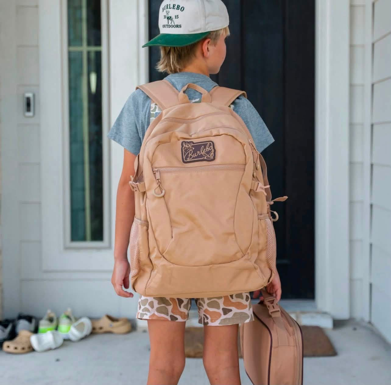 Burlebo Coyote Tan Backpack & Lunchbox ~sold separately