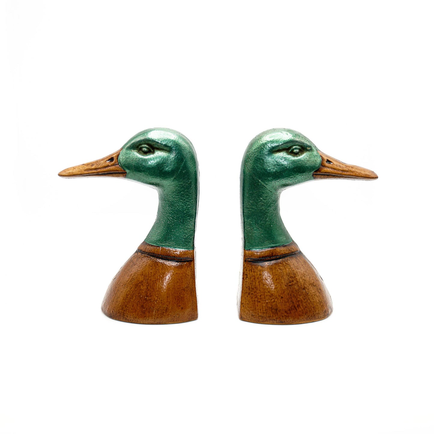 Fox Run Duck Decorative Bookend Set, Iron,
