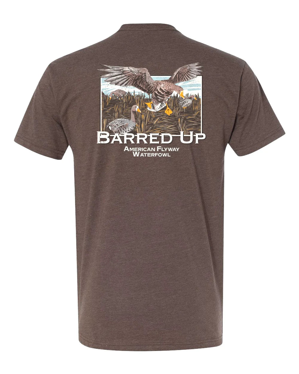 AFW Specklebelly Barred Up Tee Expresso