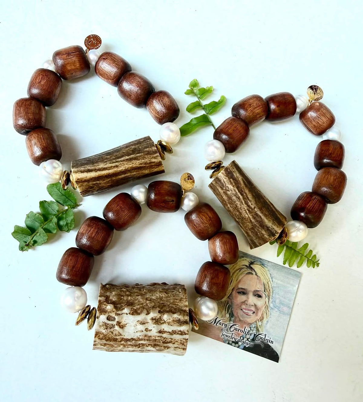 MCS Antler & Pearl Bracelet