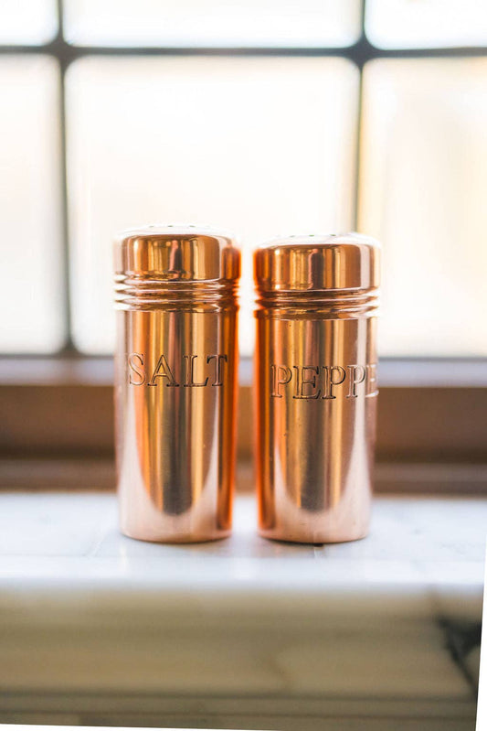 Galley and Fen Copper Salt & Pepper Shakers