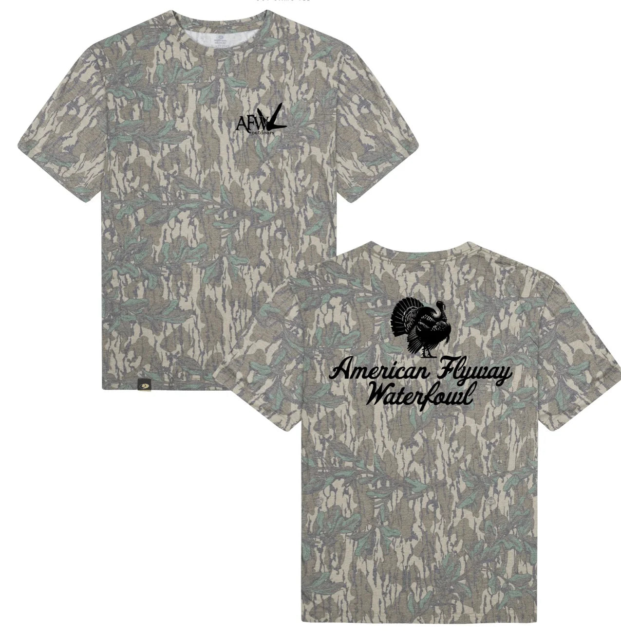 AFW Real Tree Original Faded Out T-Shirt