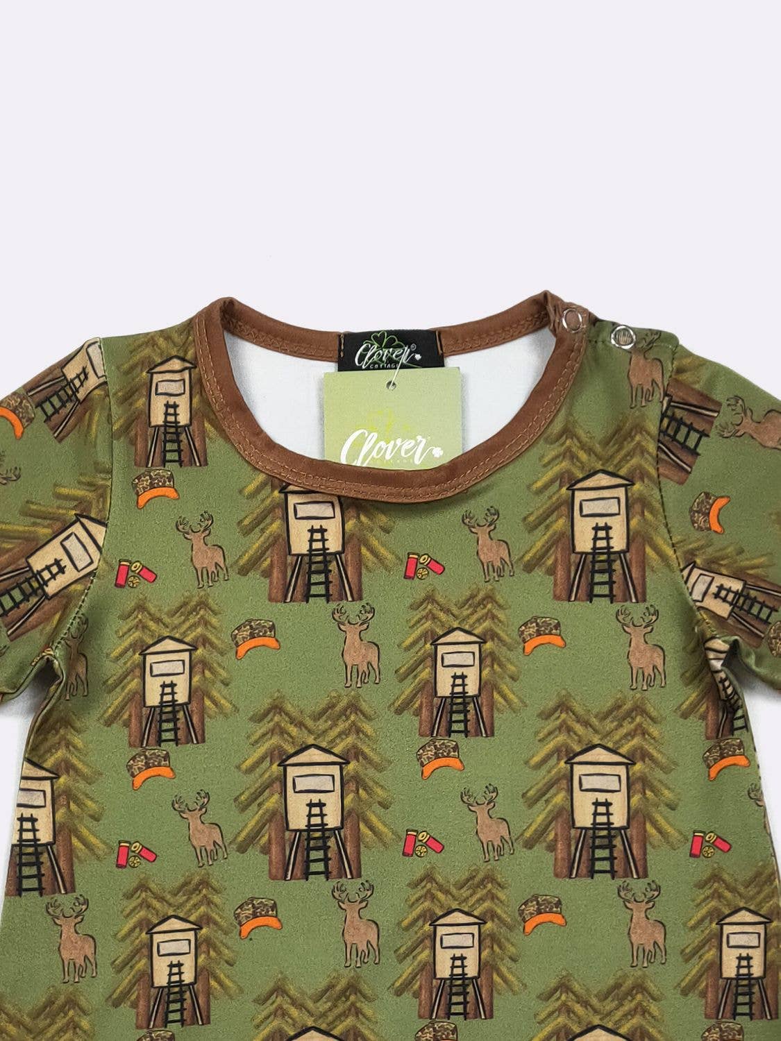 Tree Stand Boy Romper