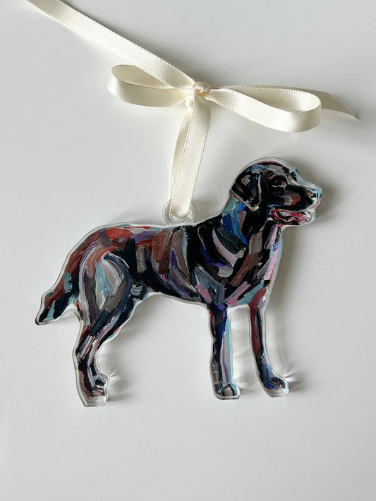 Chelsea McShane “Chocolate Lab" ornament