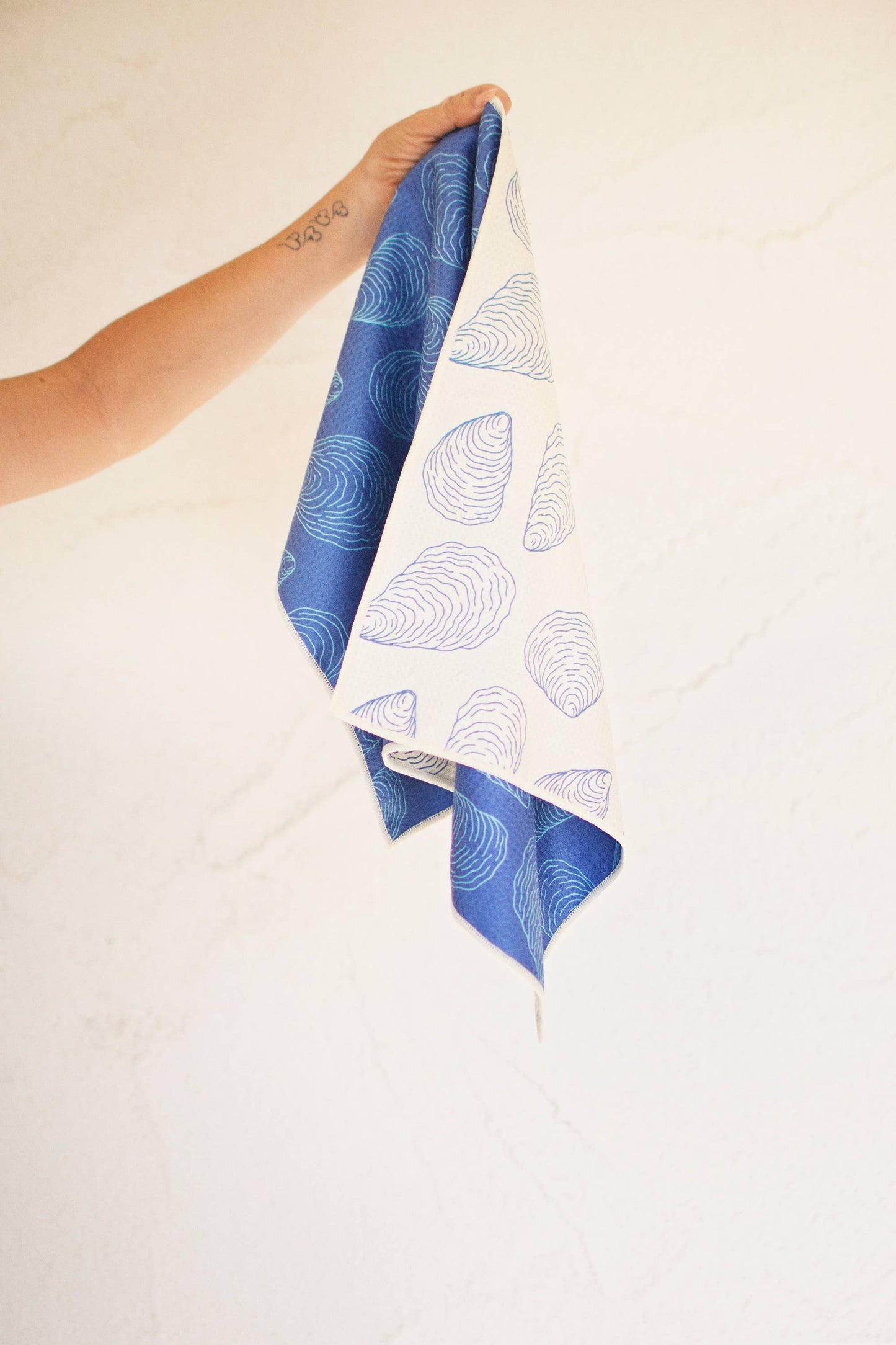 Kitchen Tea Towel Quick Dry | Coastal Oysters