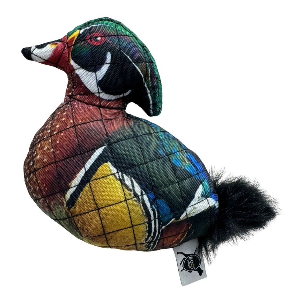 Junior Wood Duck Lined Dog Toy