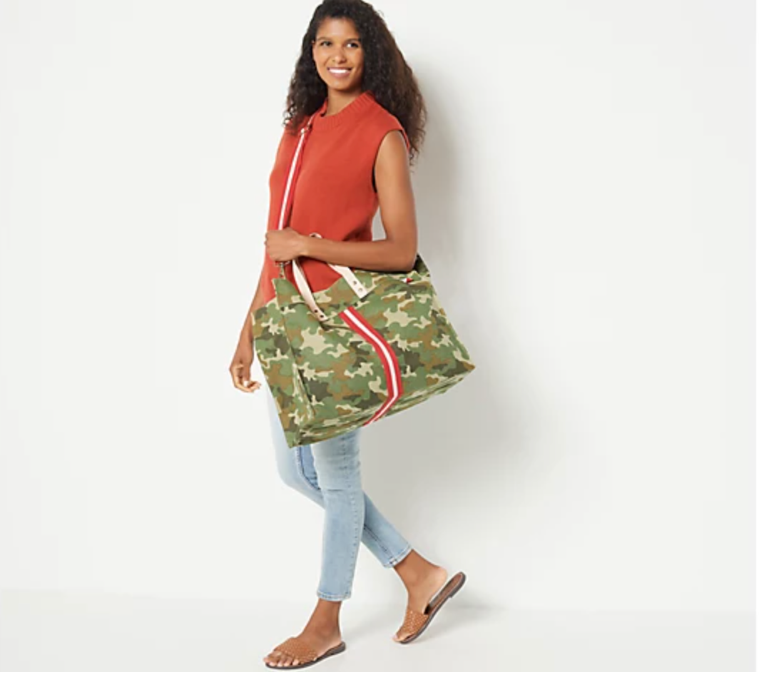 Camo Box Tote with Strap (Limited Edition)