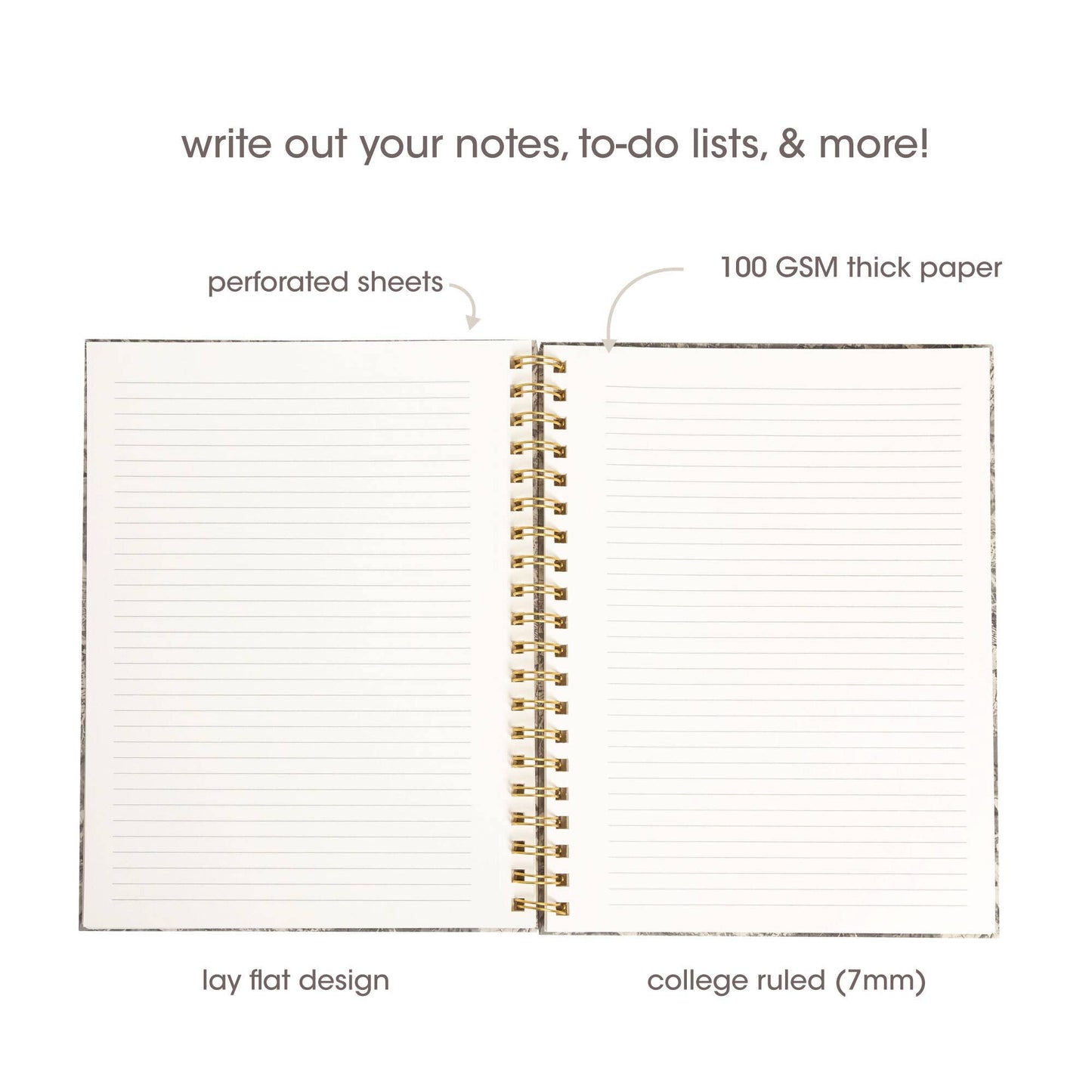 Camo Print Hardcover Spiral Notebook