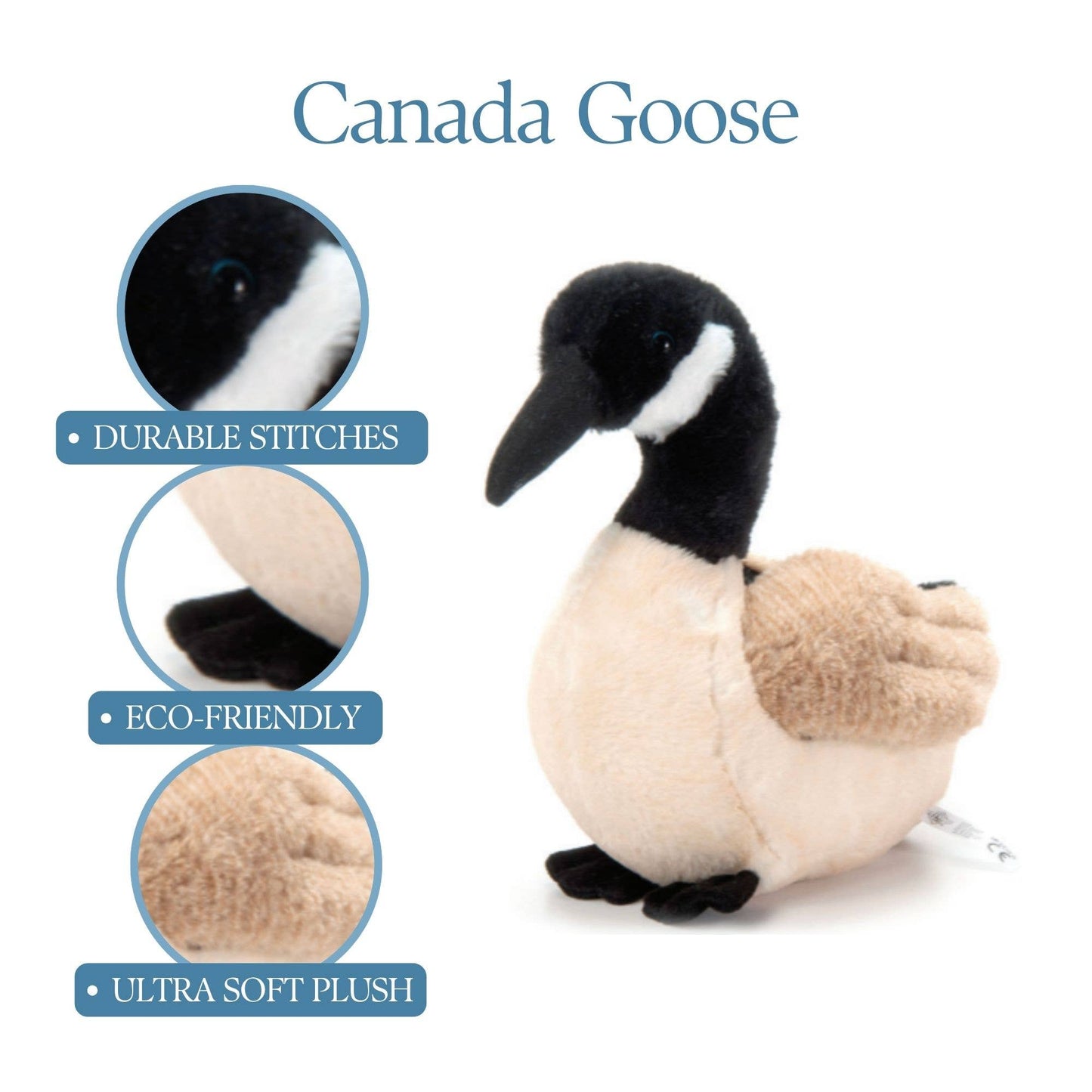 Wild Onez Canada Goose Bird Stuffed Plush