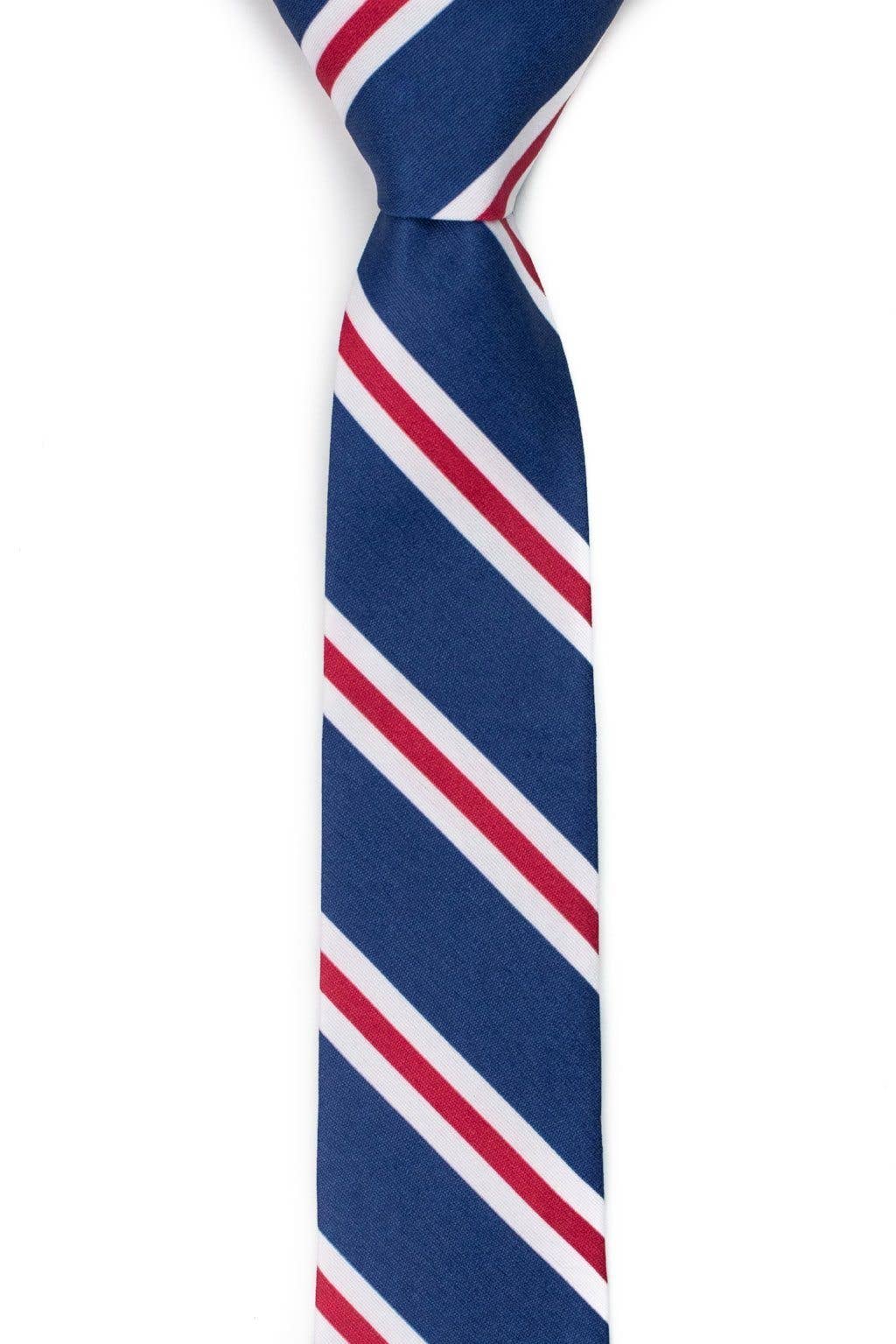 Patriot - Red/White/Blue Striped Neck Tie