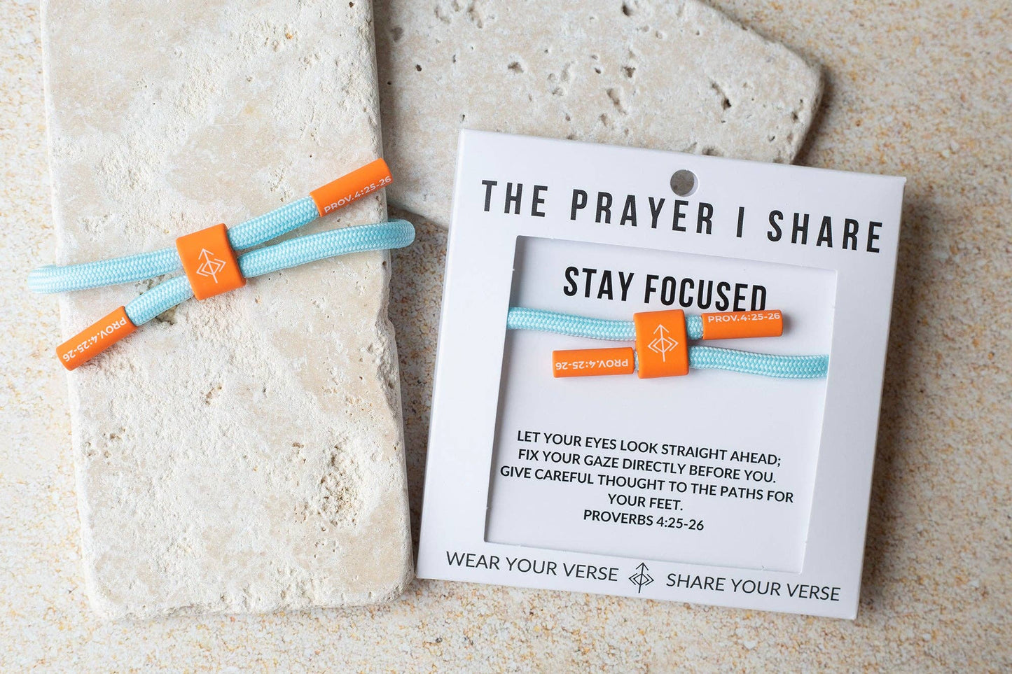 STAY FOCUSED Cord Bracelet | Christian Athletes