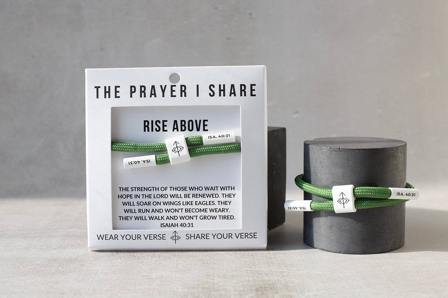 RISE ABOVE Bracelet | Bible Verse Bracelet