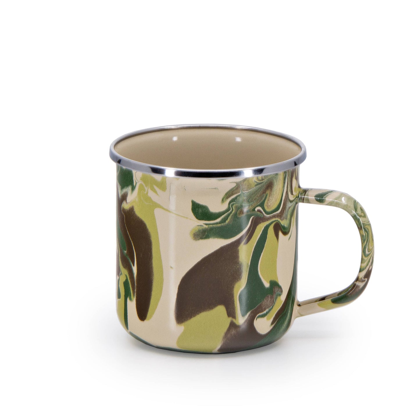 Golden Rabbit Enamelware Camouflage Adult Mugs