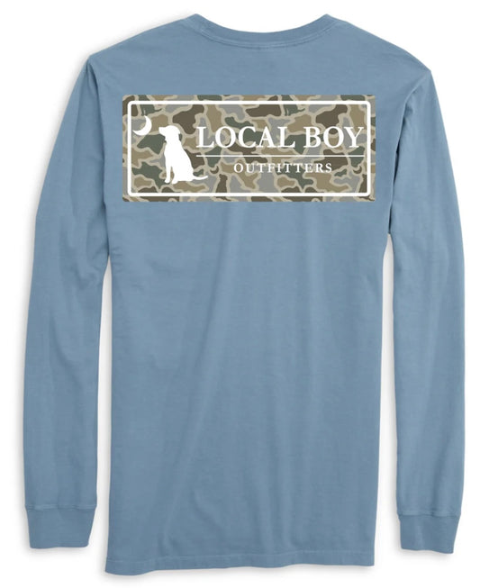 Local Boy Sand Dog & Moon Plate L/S Tee