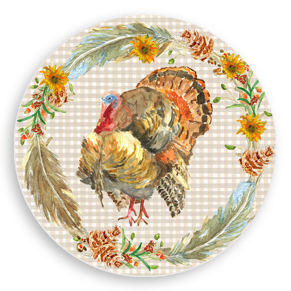 Traditional Turkey Vinyl Placemat