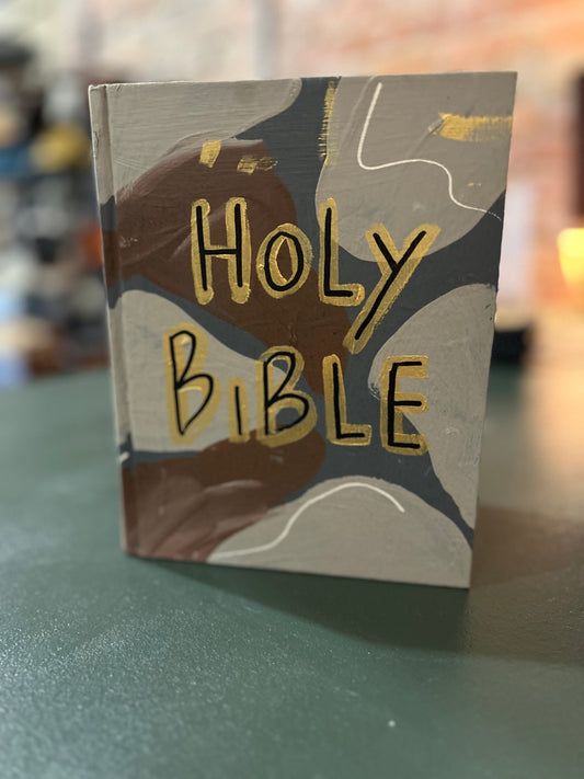 Hand Painted Camo Bible #5