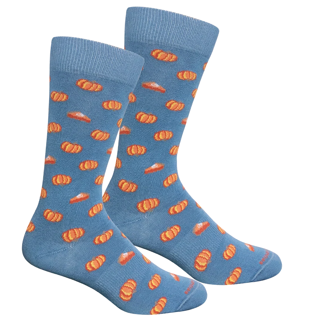Pumpkin Pie Brown Dog Socks
