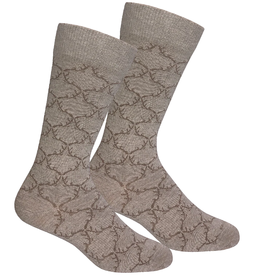 Brown Dog Socks