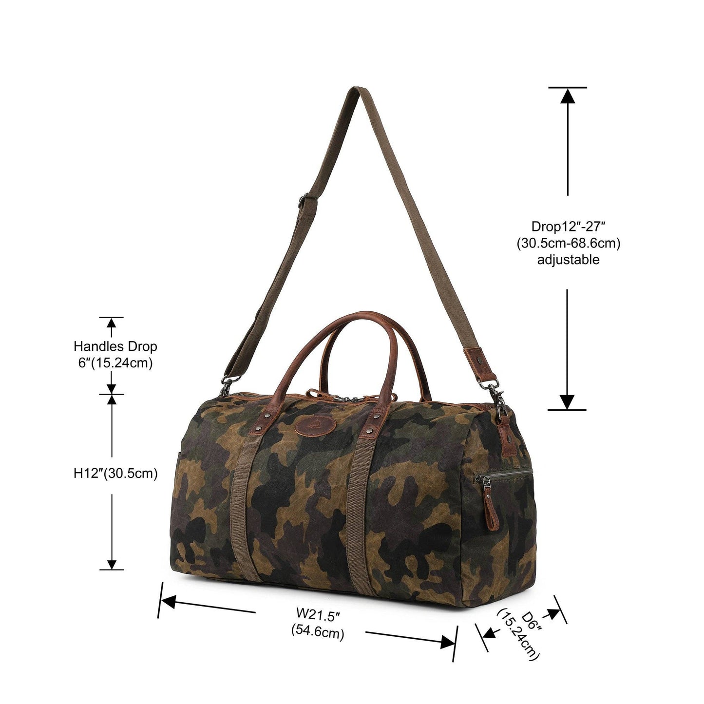 Hillside Canvas Camo Duffel