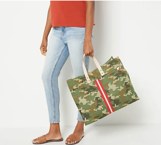 Camo Box Tote with Strap (Limited Edition)