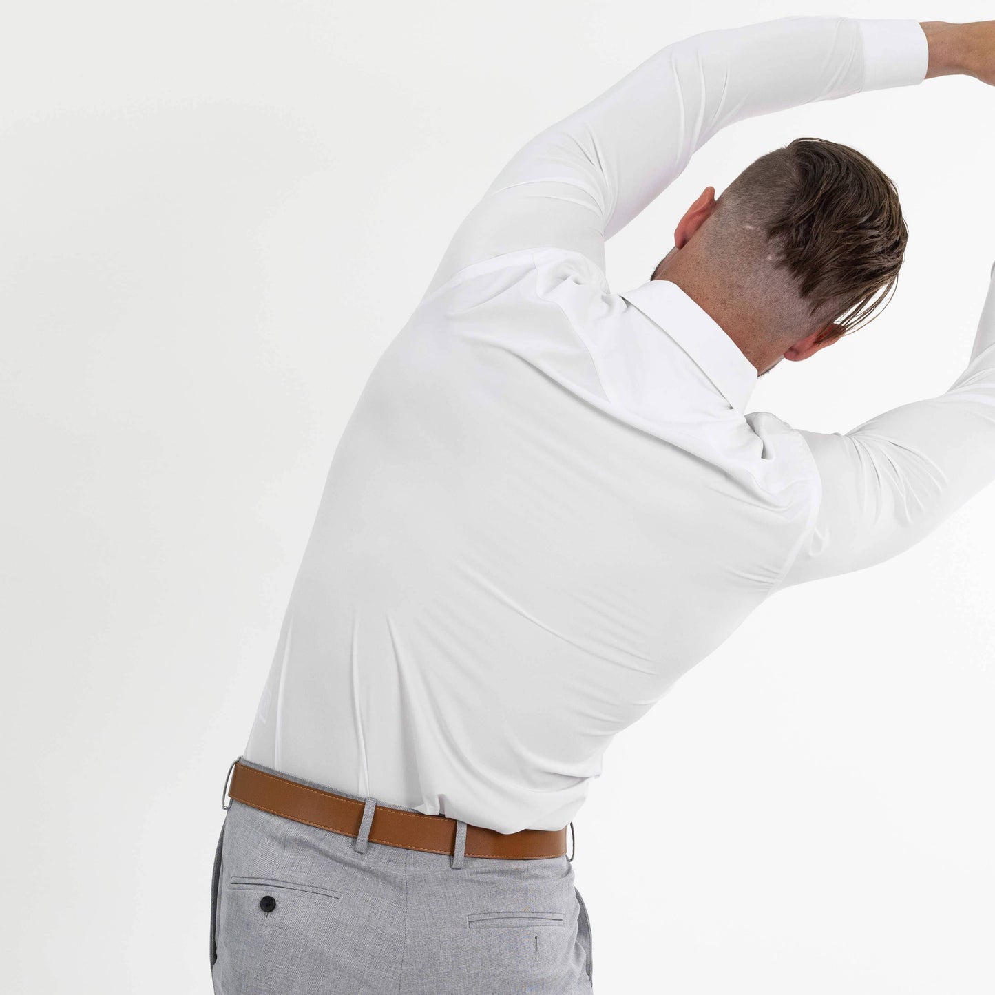 White Button Down Dress Shirt - Long Sleeve