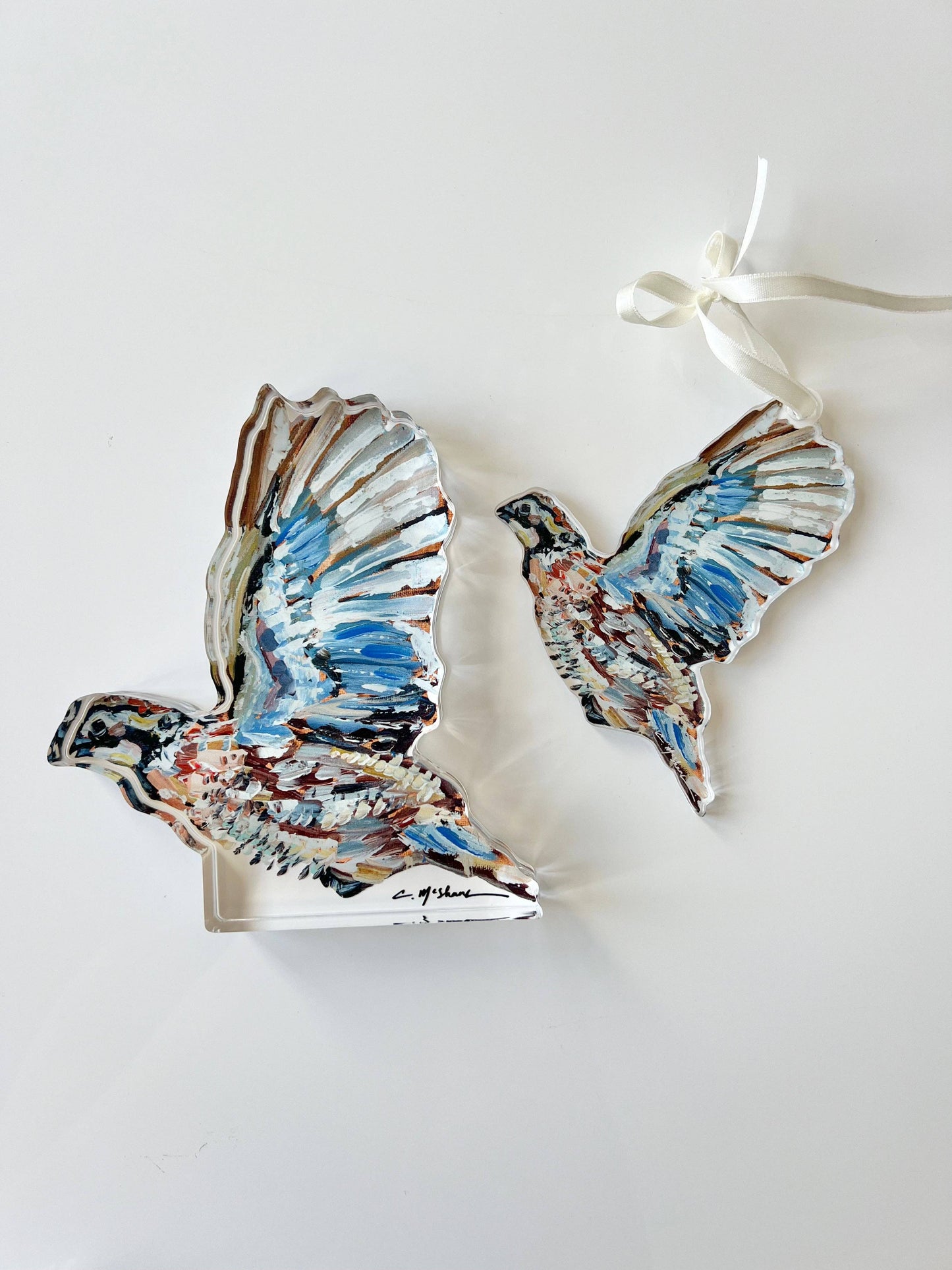 Chelsea McShane “Quaint Quail" ornament