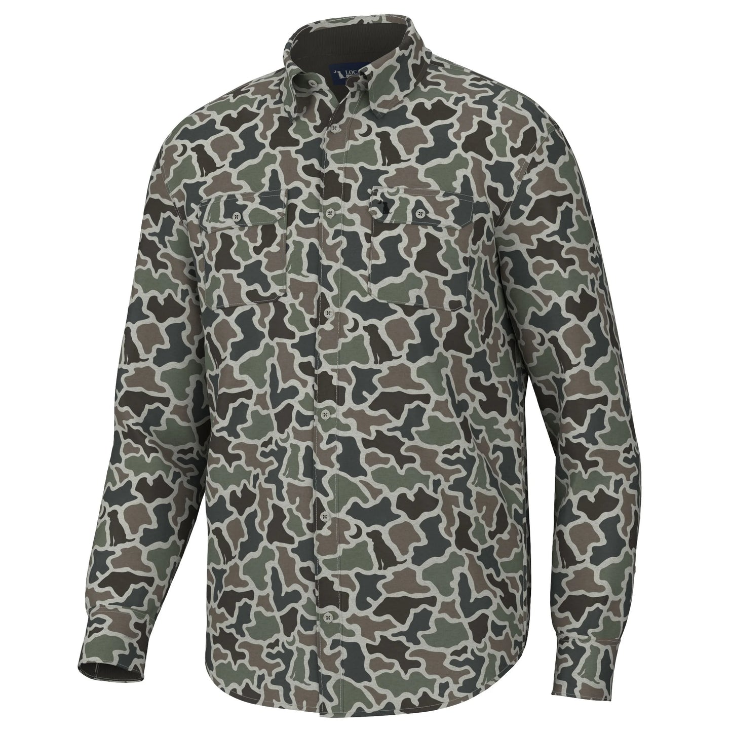 Local Boy Camo Button Up