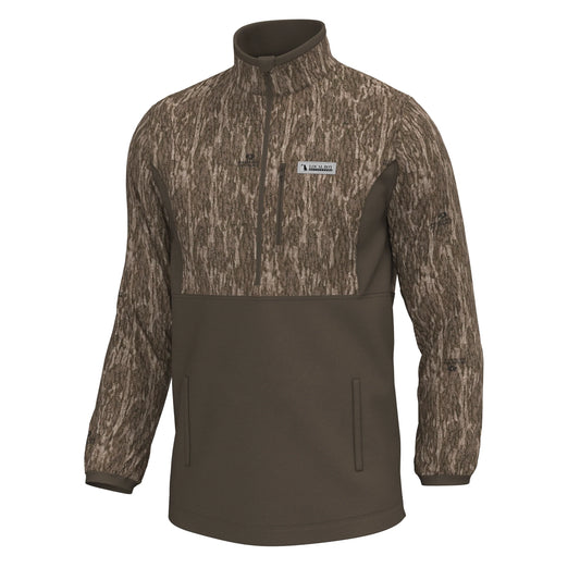 Local Boy Fielder Quarter Zip Pullover- Mossy Oak Bottomland