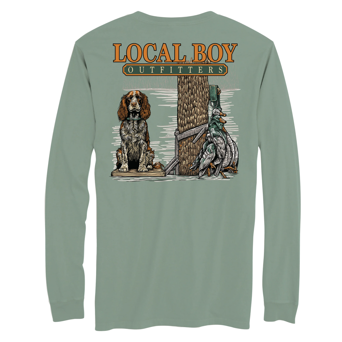 Local Boy Spaniel Stand LS Tee