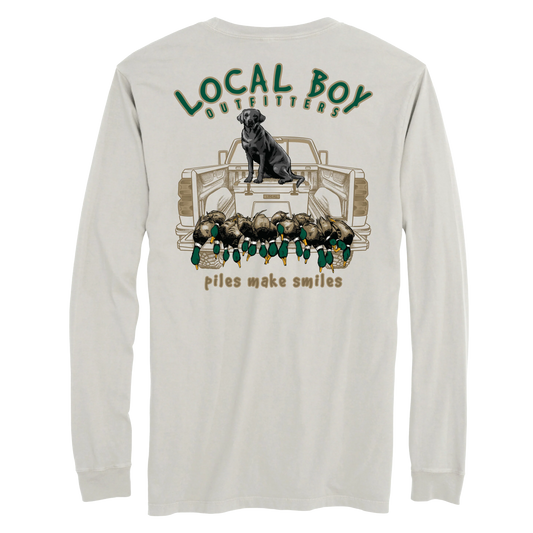 Local Boy Piles Make Smiles LS Tee
