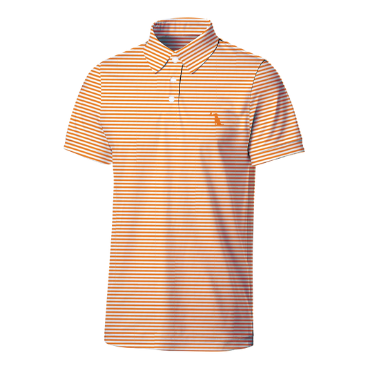 Local Boy Palms Polo Big Orange/White
