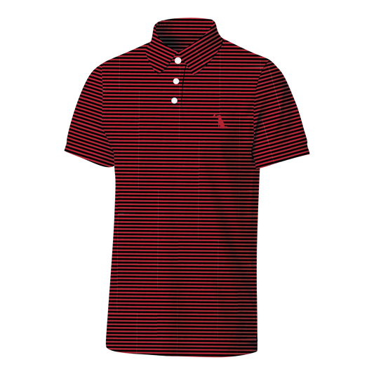 Local Boy Palms Polo Red/Black