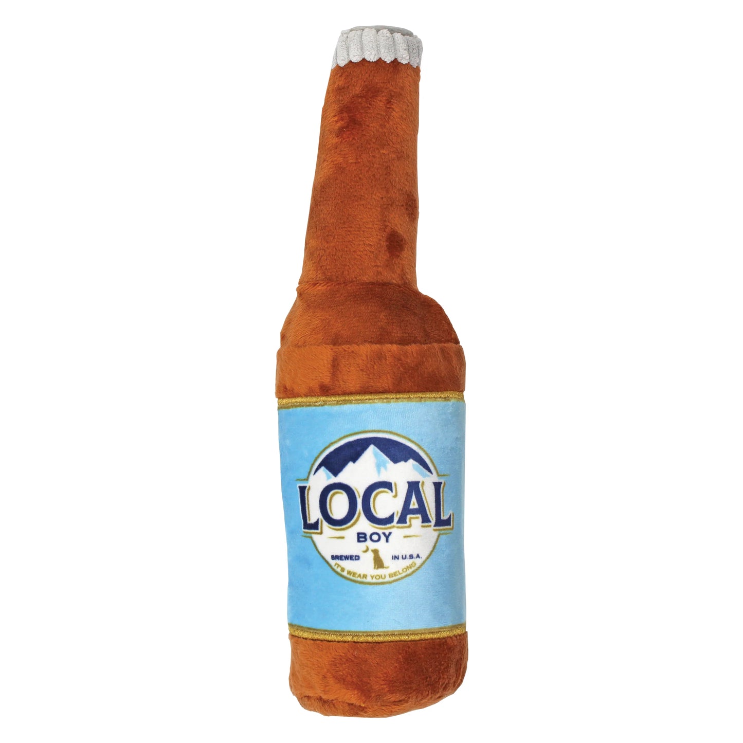 Local Boy Bush Latte Bottle Dog Toy