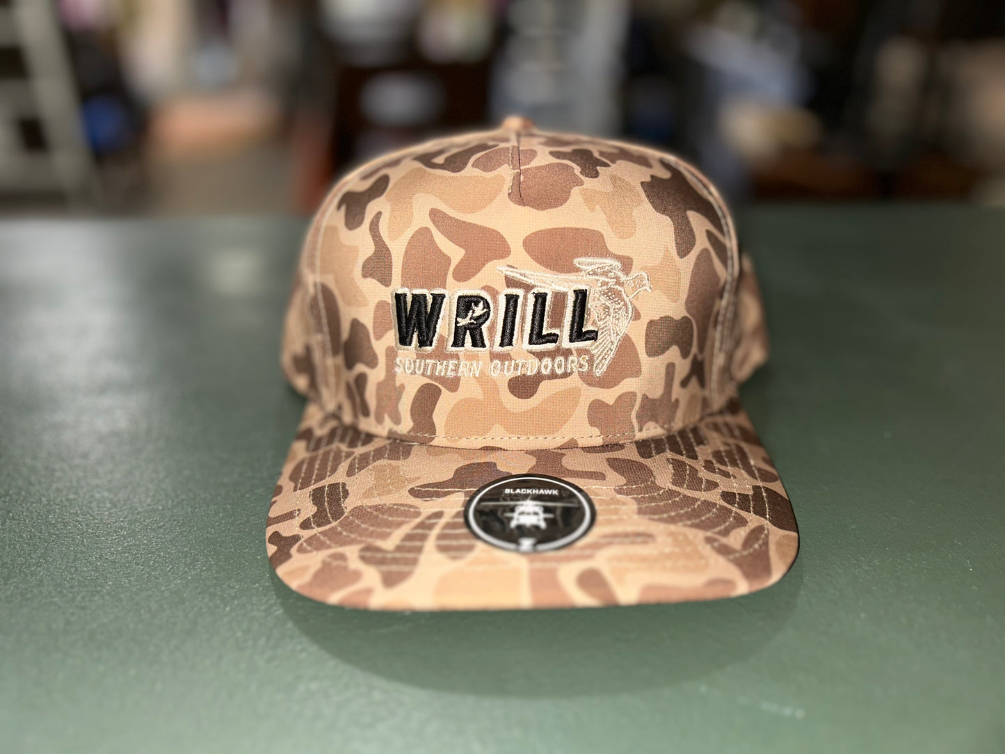 WRILL DOVE old school camo Zapped hat