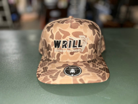 WRILL DOVE old school camo Zapped hat