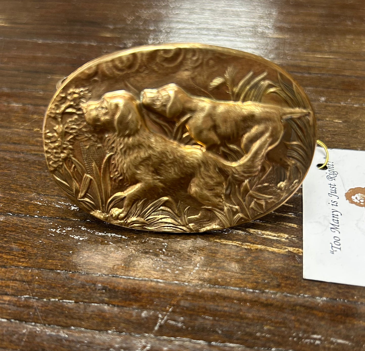 MCS Brass Hunting Dogs Cuff