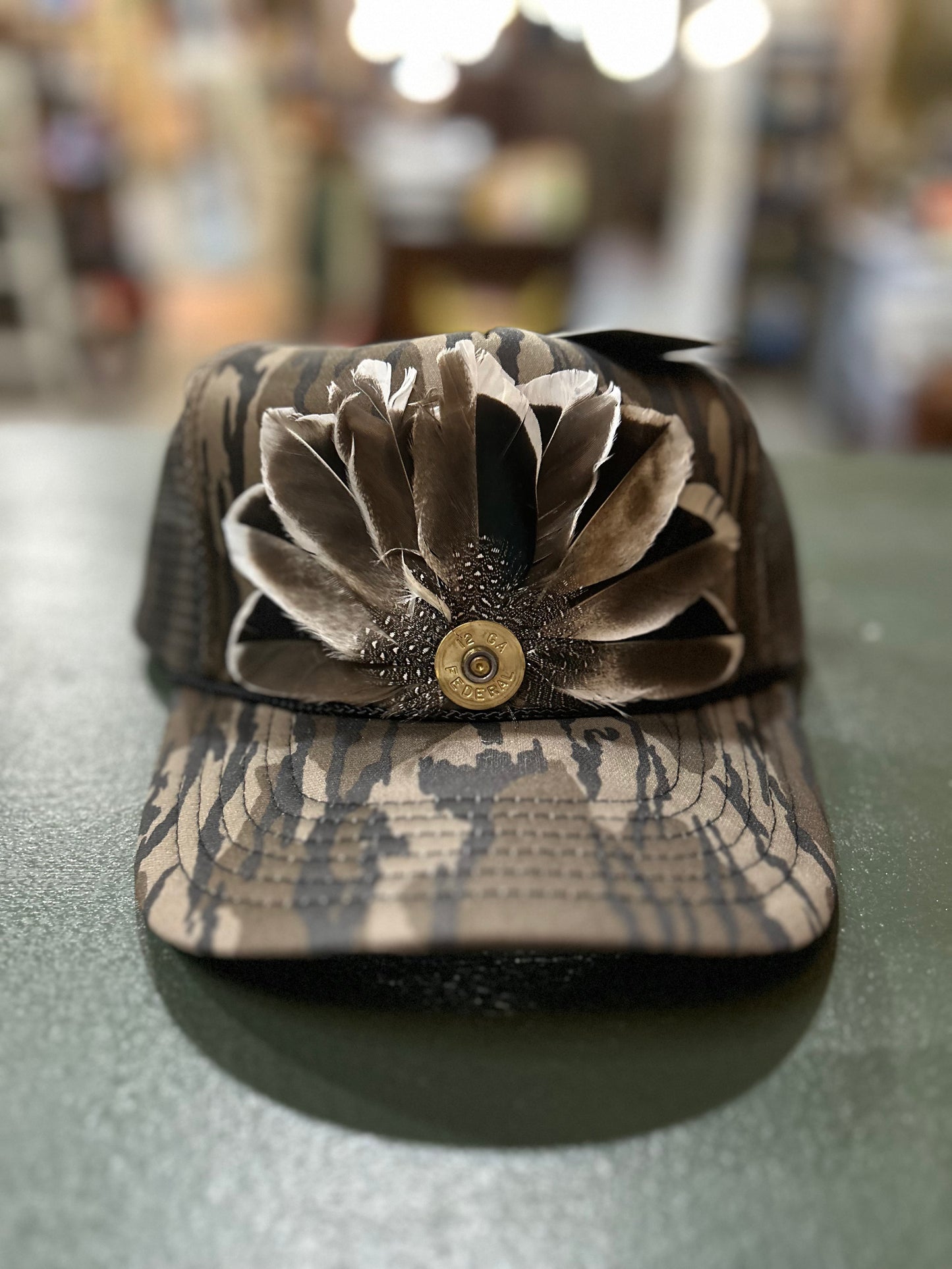 FTHR Bottomland Camo Feather + Shotgun Shell