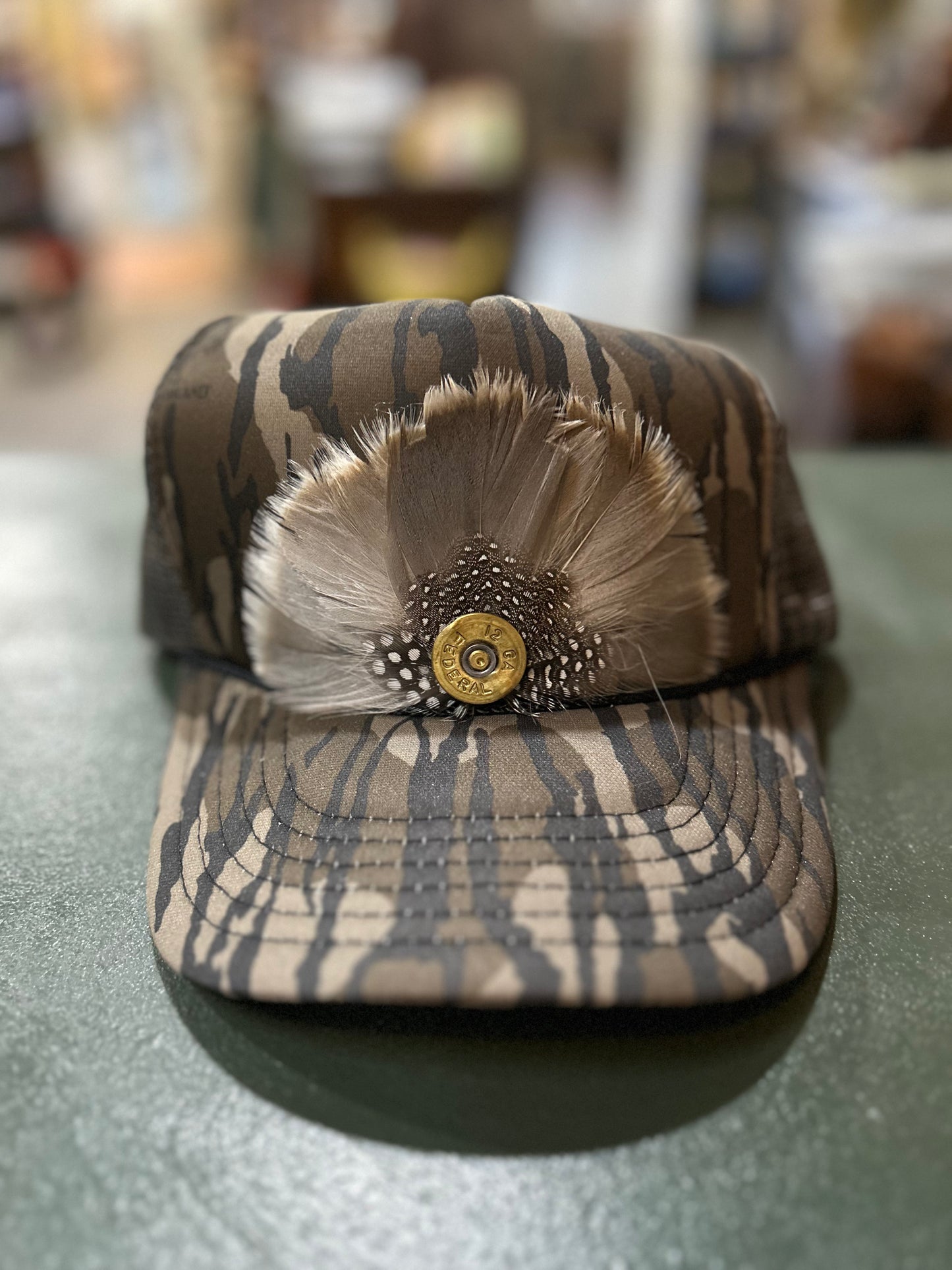 FTHR Bottomland Camo Feather + Shotgun Shell