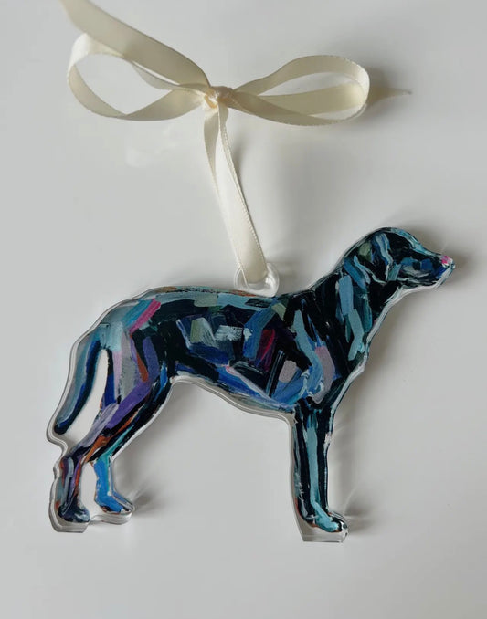 Chelsea McShane Black Lab Ornament