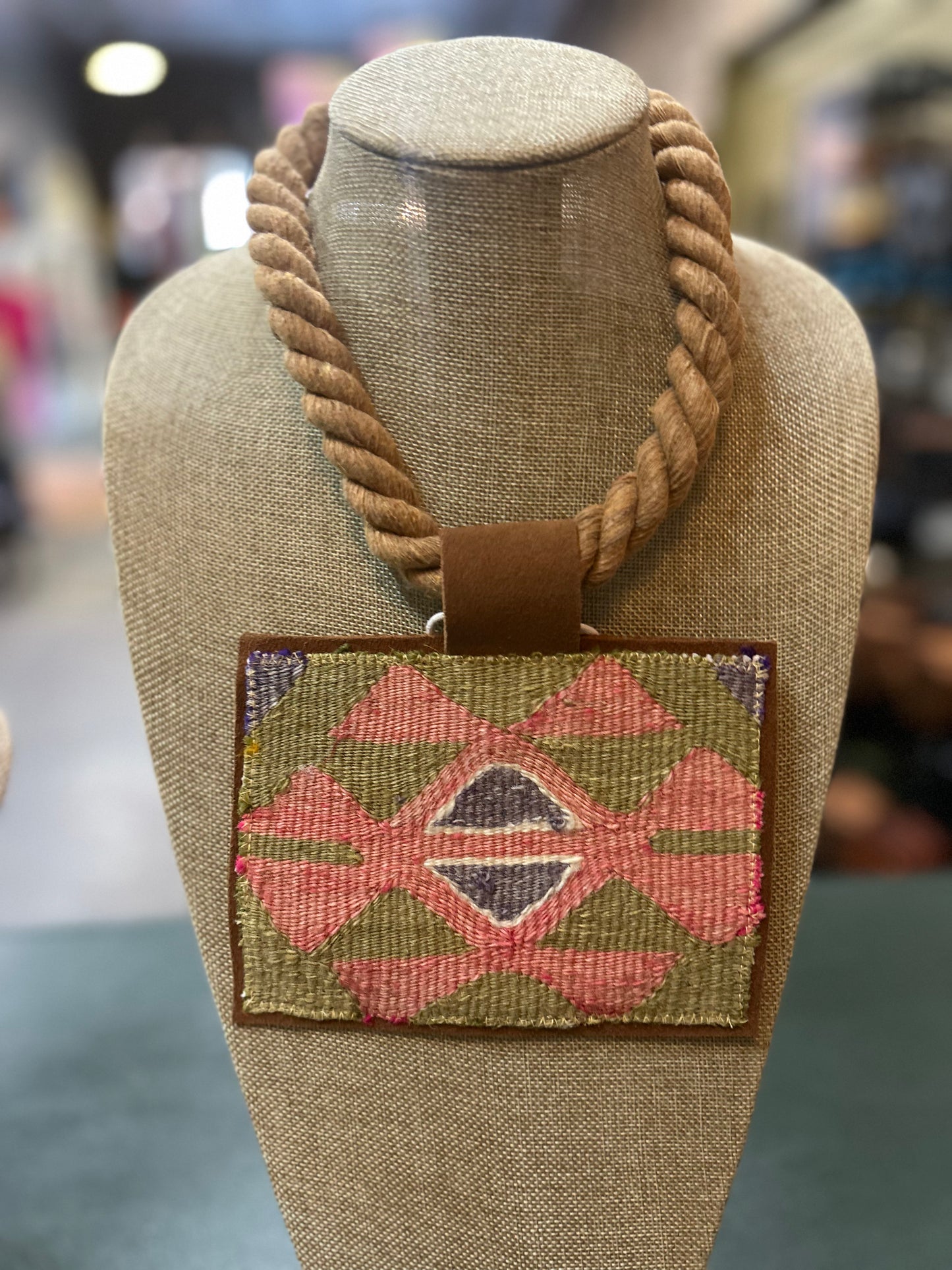 ORIJINAL Kilim Pendant Necklace