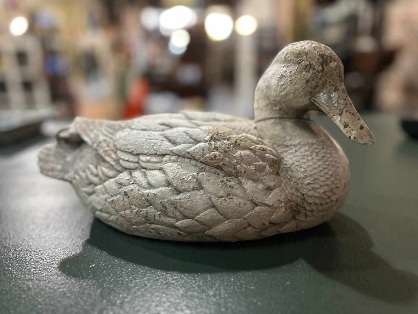 Resin Duck, Heavily Distressed Finish
