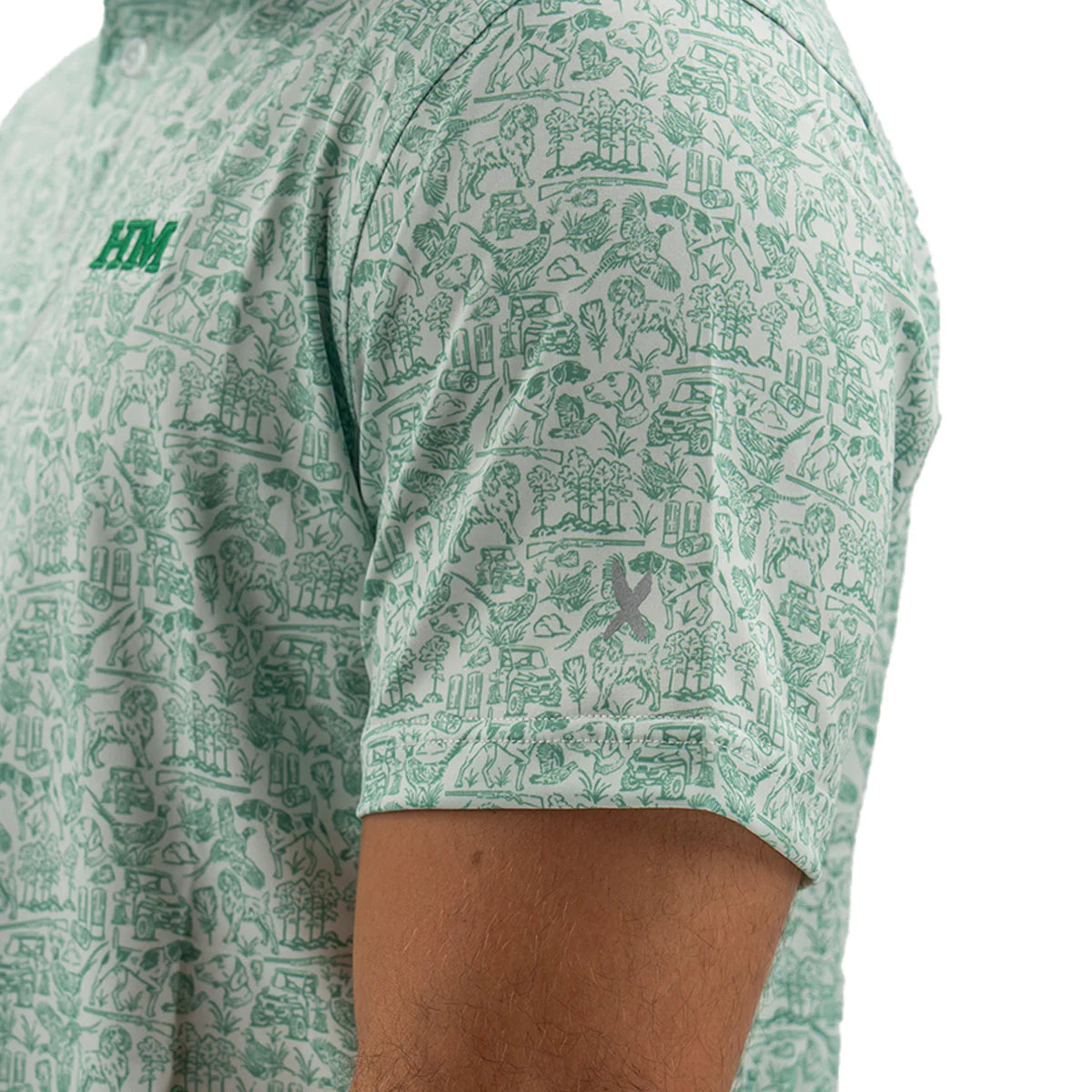 Hurricane Marsh Performance Polo- Field & Feather