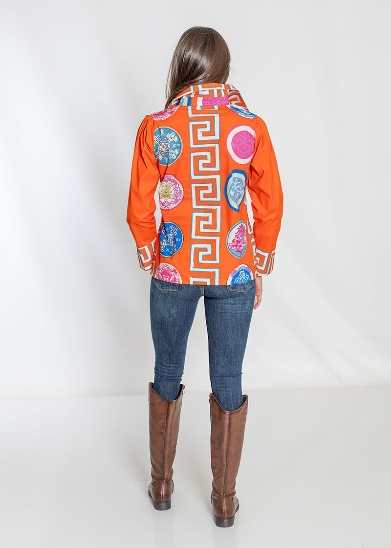 House of MBR Greek Revival Lana Relaxed Shirt