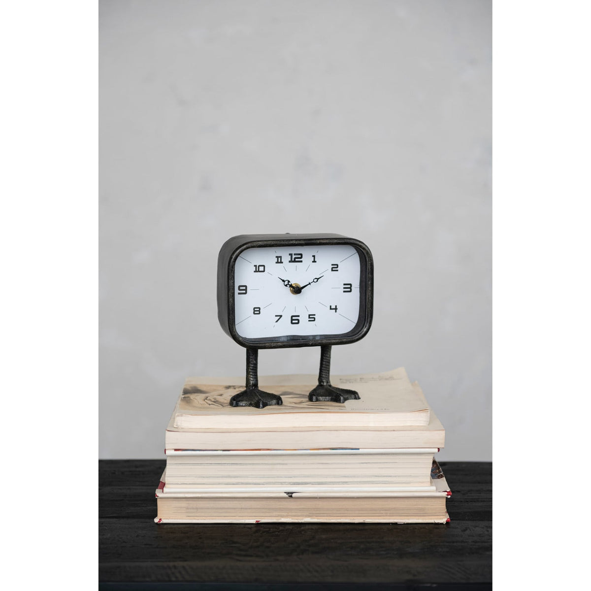 Quirky Clock w/ Duck Feet