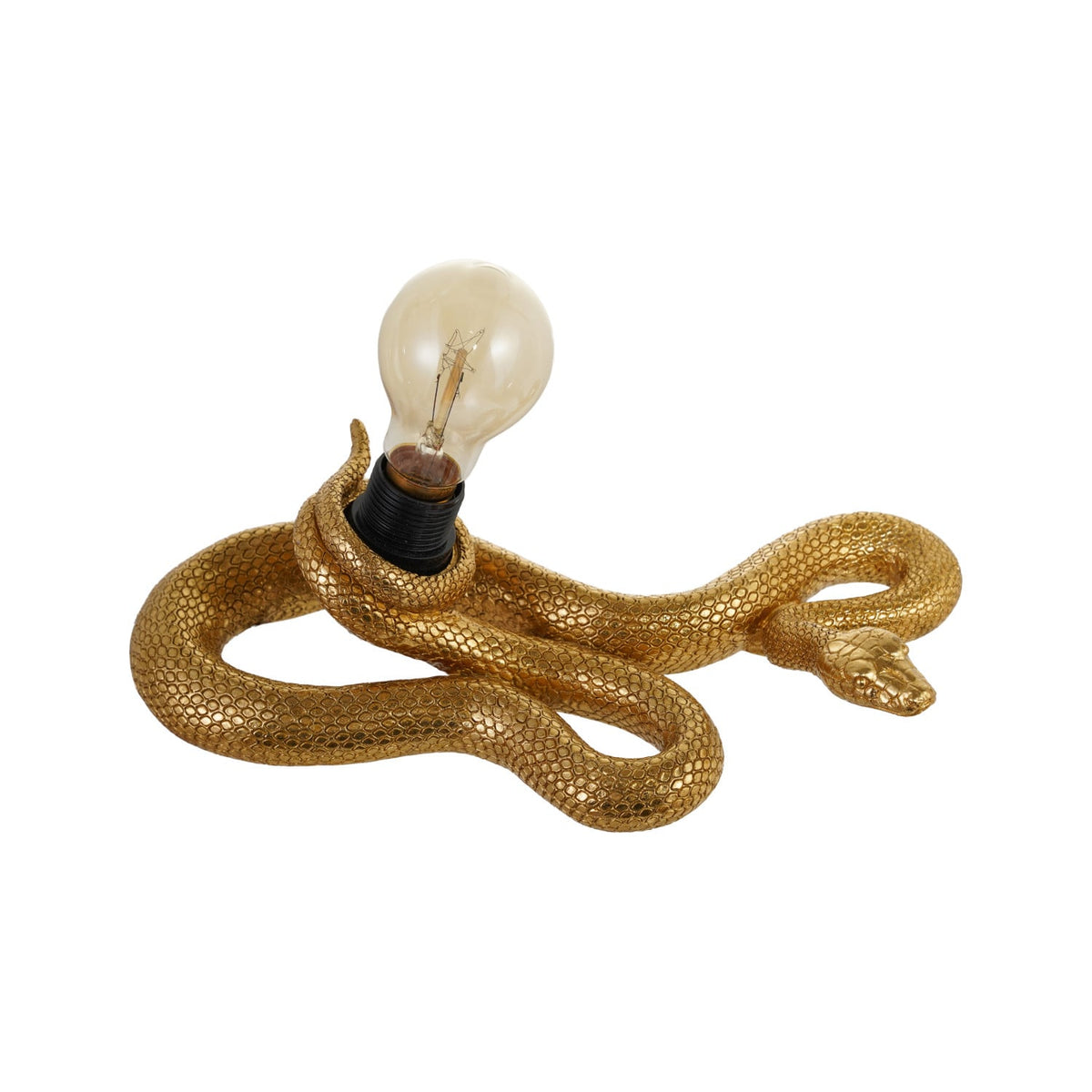 Resin Snake Shaped Lamp